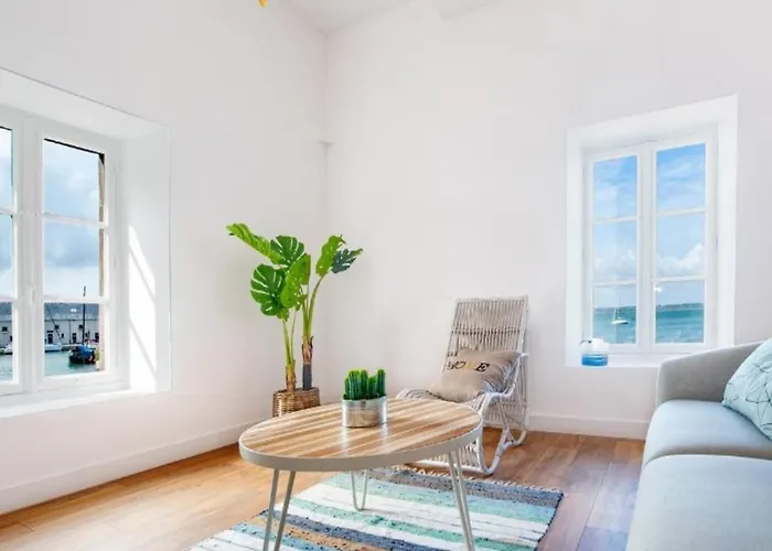 公寓 L'appartementducroisic - Sur Le Port, Vue 勒克鲁西克